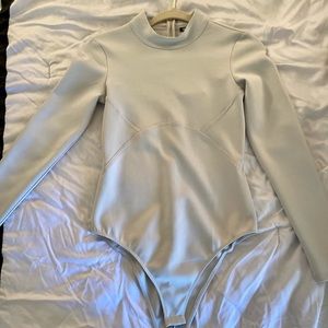 Grey bodysuit